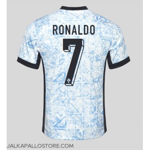 Portugali Cristiano Ronaldo #7 Vieraspaita EM-Kisat 2024 Lyhythihainen